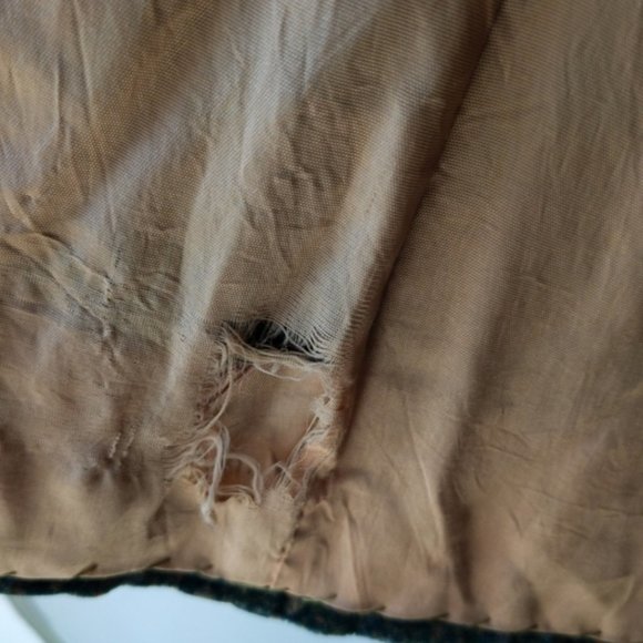 Vintage Saks Fifth Avenue Designer Velvet Floral Blazer Small Medium - Picture 6 of 7